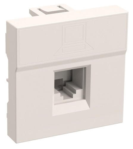 Розетка телефонная для кабель-канала IEK Праймер 1-м. 2 мод. RJ11 белый картинка